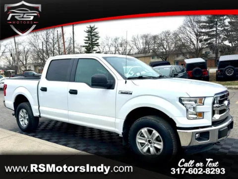 White 2017 Ford F-150 XLT SuperCrew 6.5-ft. Bed 4WD for sale in Indianapolis, IN