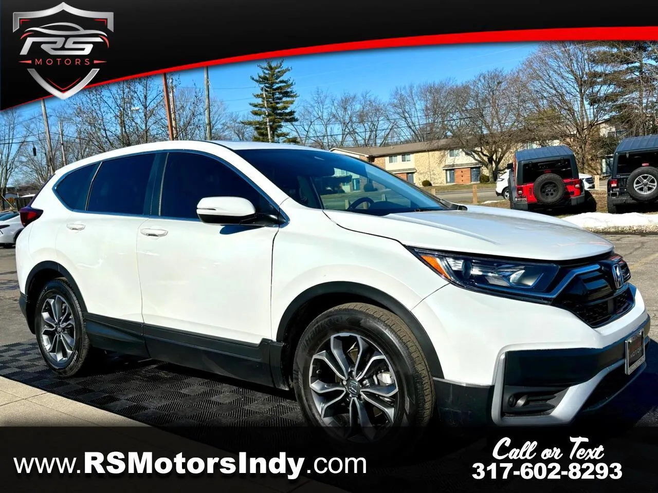 White 2022 Honda CR-V EX-L 2WD for sale in Indianapolis, IN