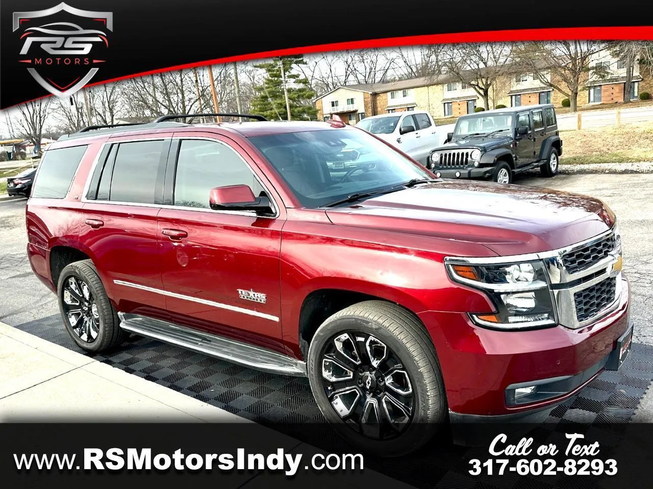 Red 2019 Chevrolet Tahoe LT 2WD for sale in Indianapolis, IN