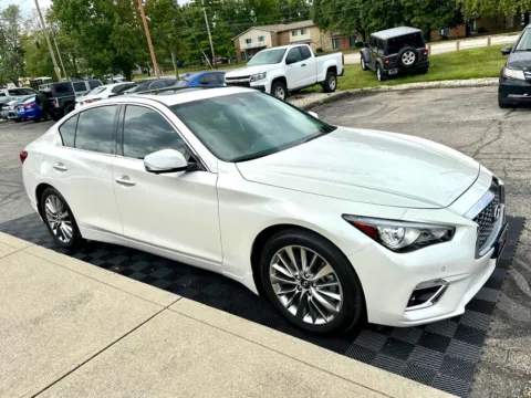 White 2024 Infiniti Q50 3.0t LUXE AWD for sale in Indianapolis, IN