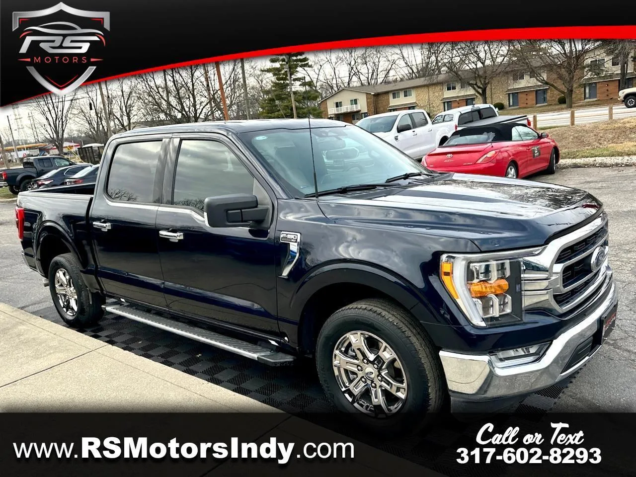 Blue 2023 Ford F-150 XLT SuperCrew 5.5-ft. Bed 2WD for sale in Indianapolis, IN