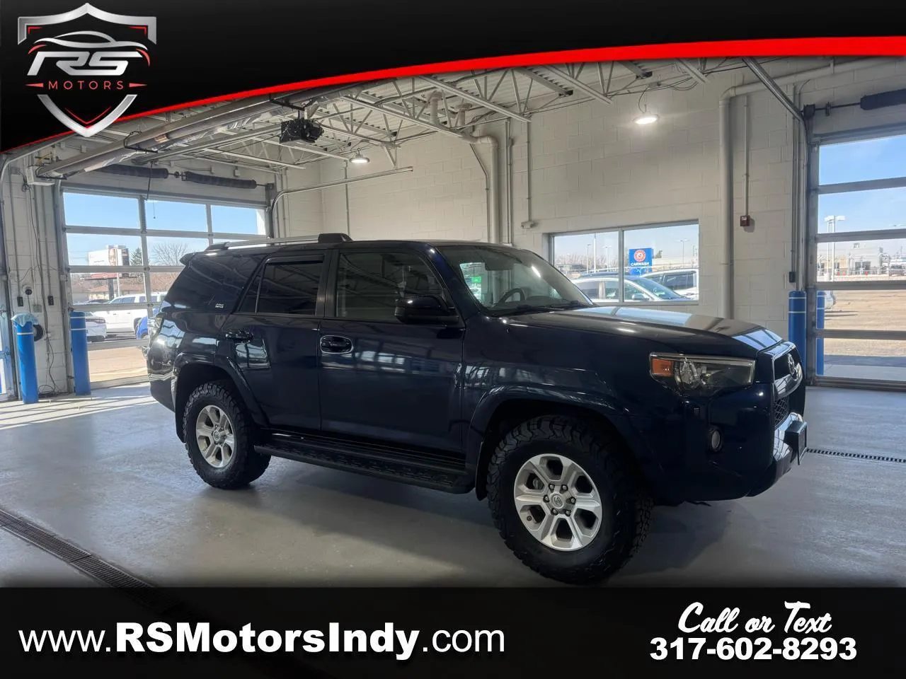 Blue 2019 Toyota 4Runner SR5 4WD for sale in Indianapolis, IN