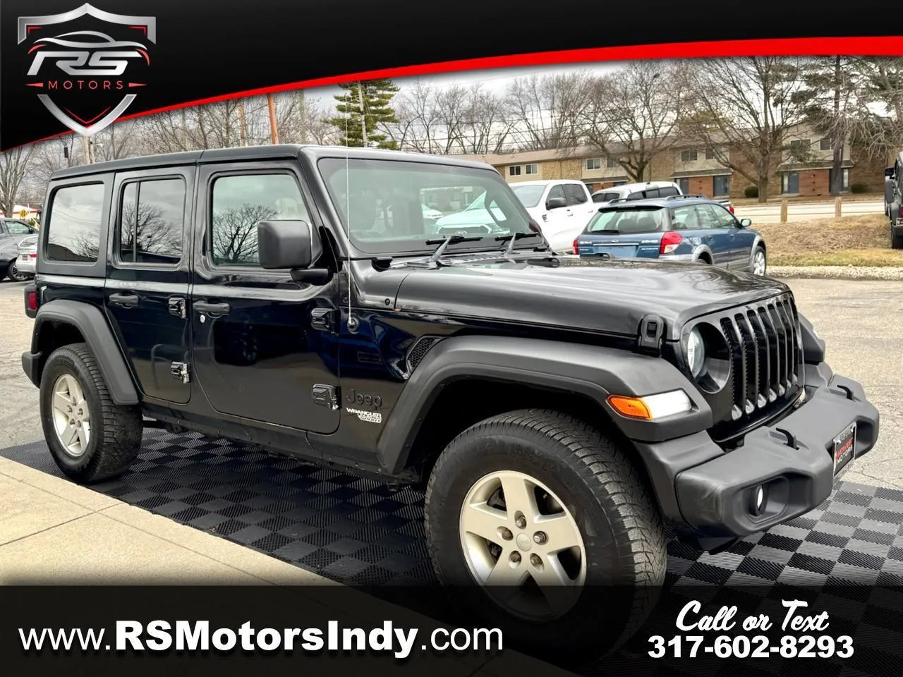 Black 2021 Jeep Wrangler Sport RHD for sale in Indianapolis, IN