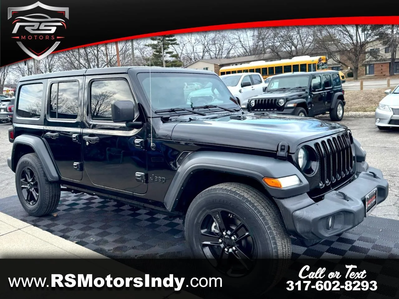 Black 2023 Jeep Wrangler Unlimited Sport Altitude for sale in Indianapolis, IN