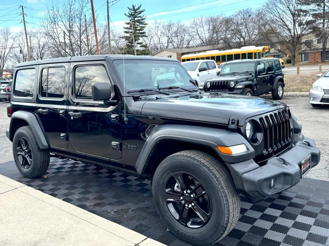 Black 2023 Jeep Wrangler Unlimited Sport Altitude for sale in Indianapolis, IN