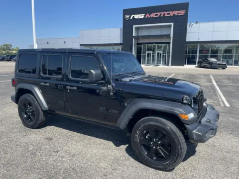 Black 2023 Jeep Wrangler Unlimited Sport Altitude for sale in Indianapolis, IN