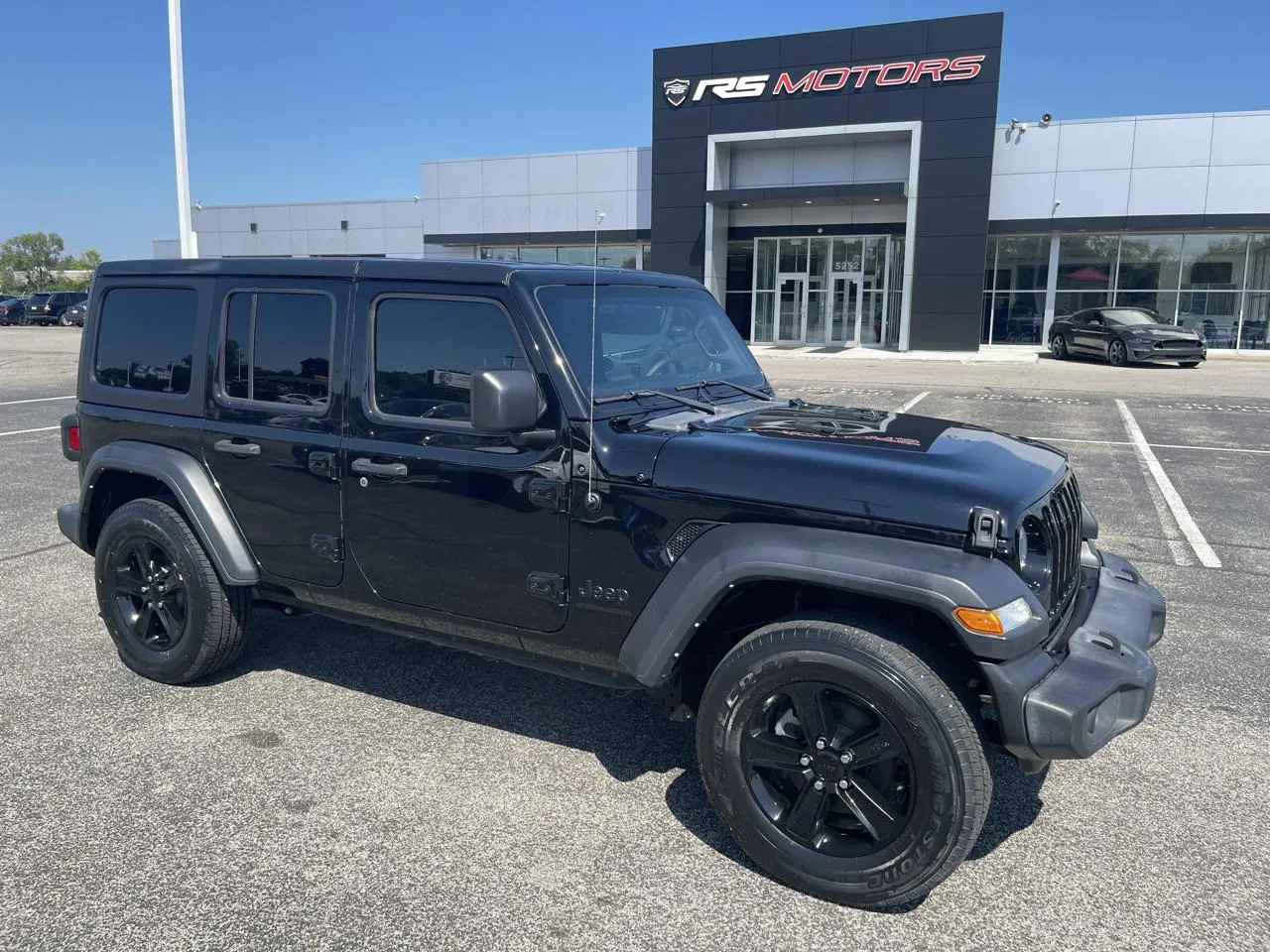 Black 2023 Jeep Wrangler Unlimited Sport Altitude for sale in Indianapolis, IN