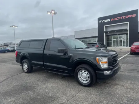 Black 2021 Ford F-150 XL 8-ft. Bed 2WD for sale in Indianapolis, IN