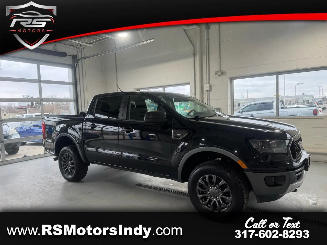 Black 2019 Ford Ranger XL SuperCrew 4WD for sale in Indianapolis, IN