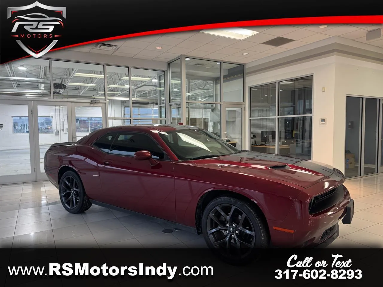 Red 2019 Dodge Challenger SXT for sale in Indianapolis, IN