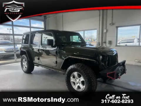 Green 2022 Jeep Wrangler Unlimited Sport (RHD) for sale in Indianapolis, IN