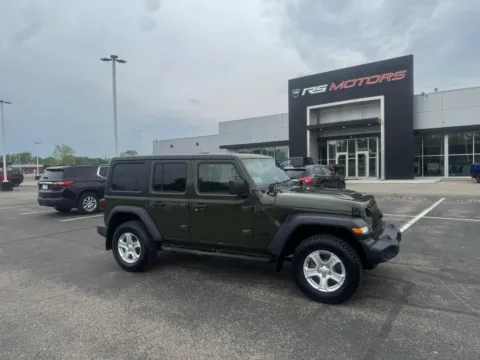 Green 2021 Jeep Wrangler Sport RHD for sale in Indianapolis, IN