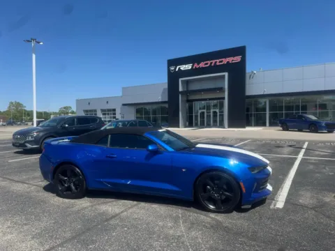 Blue 2016 Chevrolet Camaro 1LT Convertible for sale in Indianapolis, IN