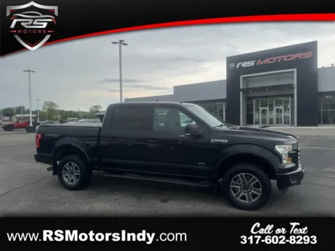 Black 2017 Ford F-150 XLT SuperCrew 6.5-ft. Bed 4WD for sale in Indianapolis, IN