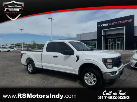 White 2023 Ford F-150 XL SuperCab 8-ft. Bed 4WD for sale in Indianapolis, IN