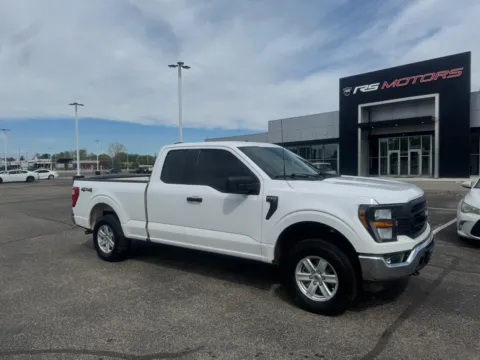 White 2023 Ford F-150 XL SuperCab 8-ft. Bed 4WD for sale in Indianapolis, IN