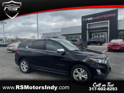 Black 2018 Chevrolet Equinox Premier for sale in Indianapolis, IN