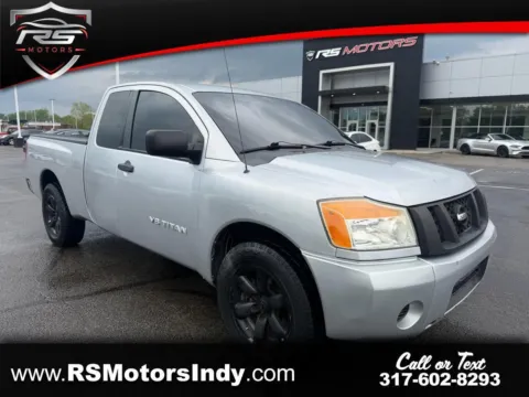 Silver 2011 Nissan Titan S King Cab 2WD for sale in Indianapolis, IN