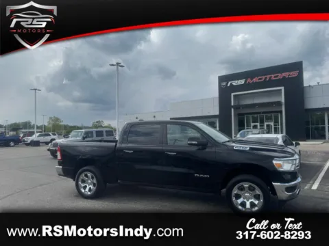 Black 2020 RAM 1500 Big Horn Crew Cab SWB 4WD for sale in Indianapolis, IN