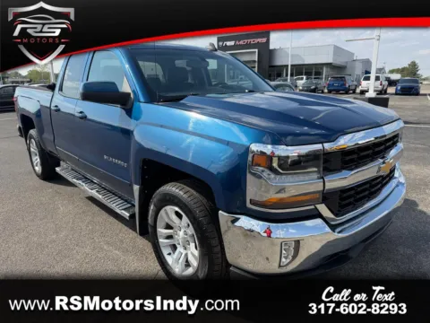 Blue 2019 Chevrolet Silverado 1500 Work Truck Double Cab 4WD for sale in Indianapolis, IN