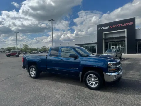 Blue 2019 Chevrolet Silverado 1500 Work Truck Double Cab 4WD for sale in Indianapolis, IN