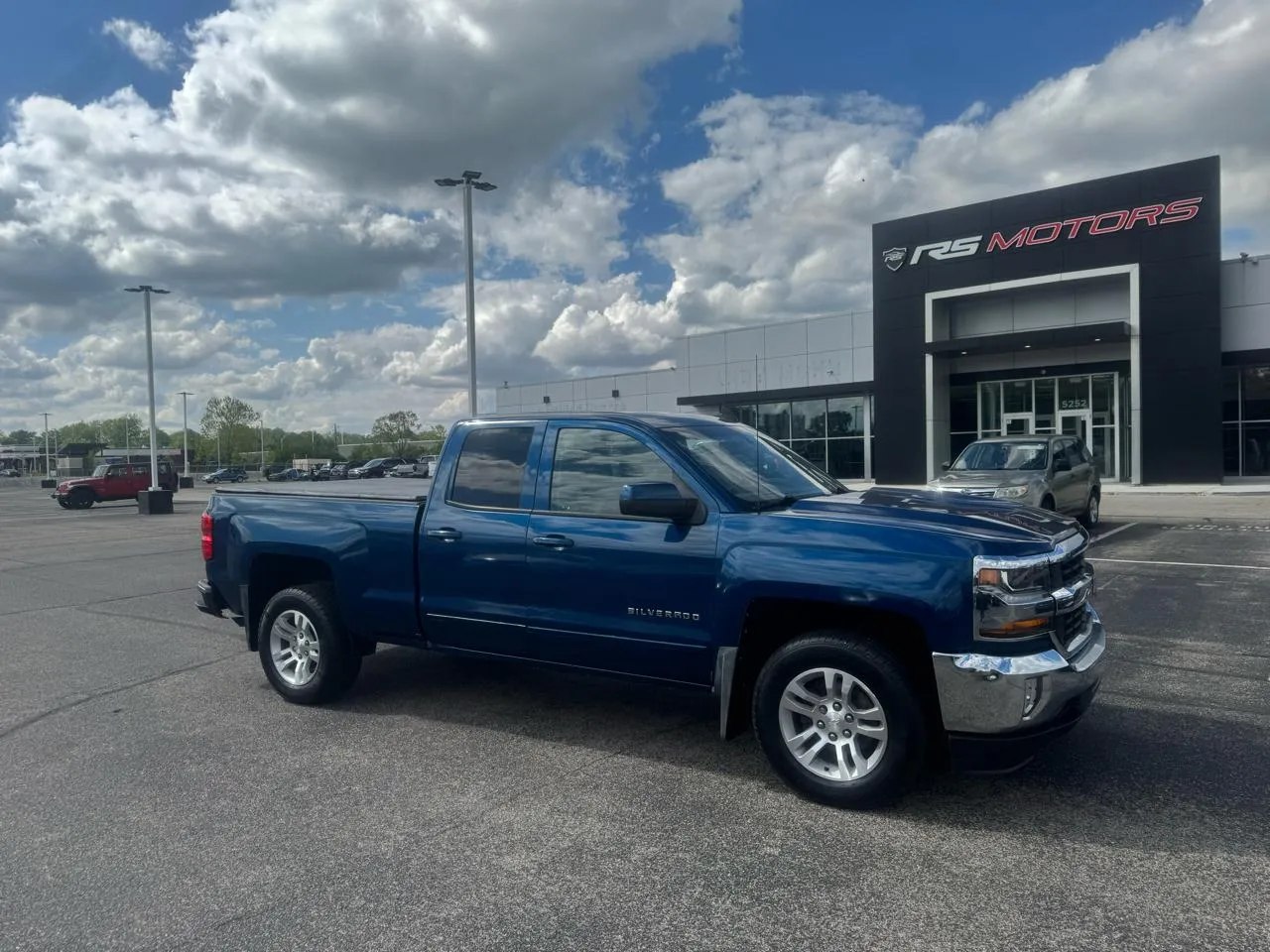 Blue 2019 Chevrolet Silverado 1500 Work Truck Double Cab 4WD for sale in Indianapolis, IN