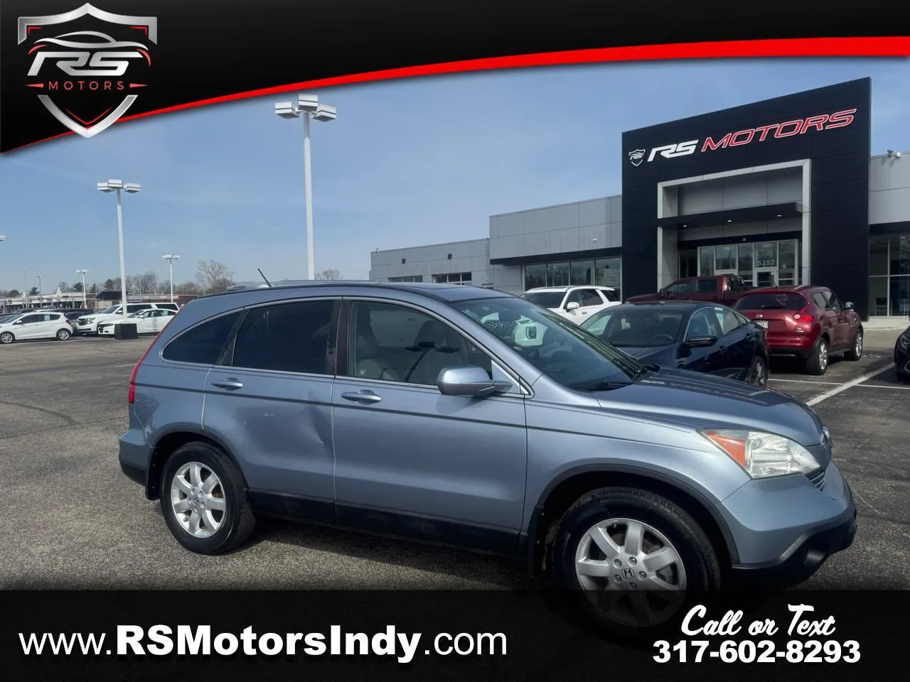 Blue 2009 Honda CR-V EX-L 2WD 5-Speed AT for sale in Indianapolis, IN