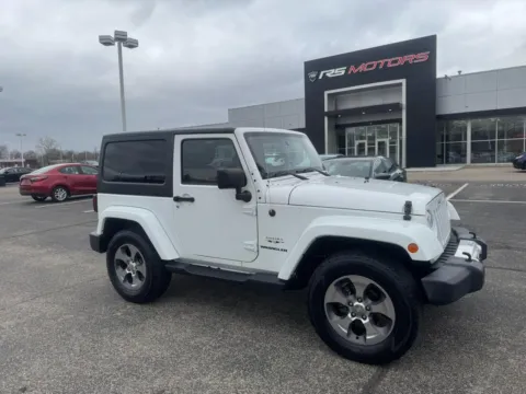 White 2017 Jeep Wrangler Sahara 4WD for sale in Indianapolis, IN