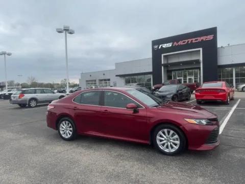 Red 2020 Toyota Camry LE AWD for sale in Indianapolis, IN