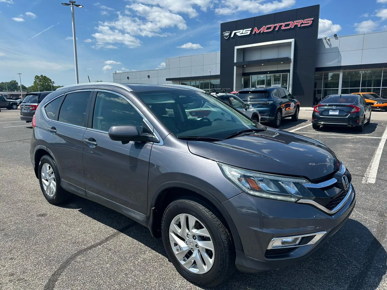 Gray 2015 Honda CR-V EX-L 4WD for sale in Indianapolis, IN