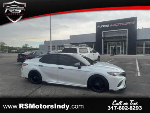 Beige 2018 Toyota Camry XSE V6 for sale in Indianapolis, IN