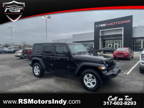 Black 2022 Jeep Wrangler Unlimited Sport (RHD) for sale in Indianapolis, IN