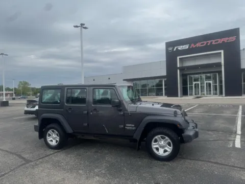 Gray 2017 Jeep Wrangler Unlimited Sport 4WD RHD for sale in Indianapolis, IN