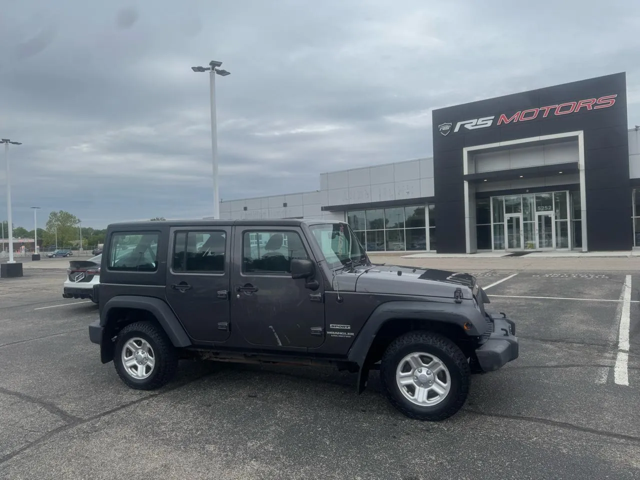 Gray 2017 Jeep Wrangler Unlimited Sport 4WD RHD for sale in Indianapolis, IN