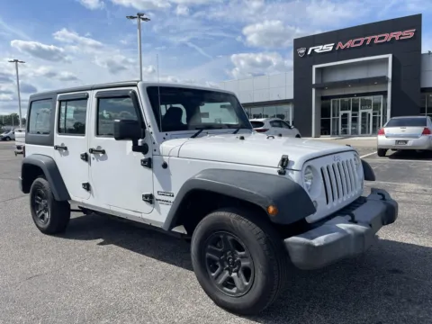 White 2017 Jeep Wrangler Unlimited Sport 4WD RHD for sale in Indianapolis, IN