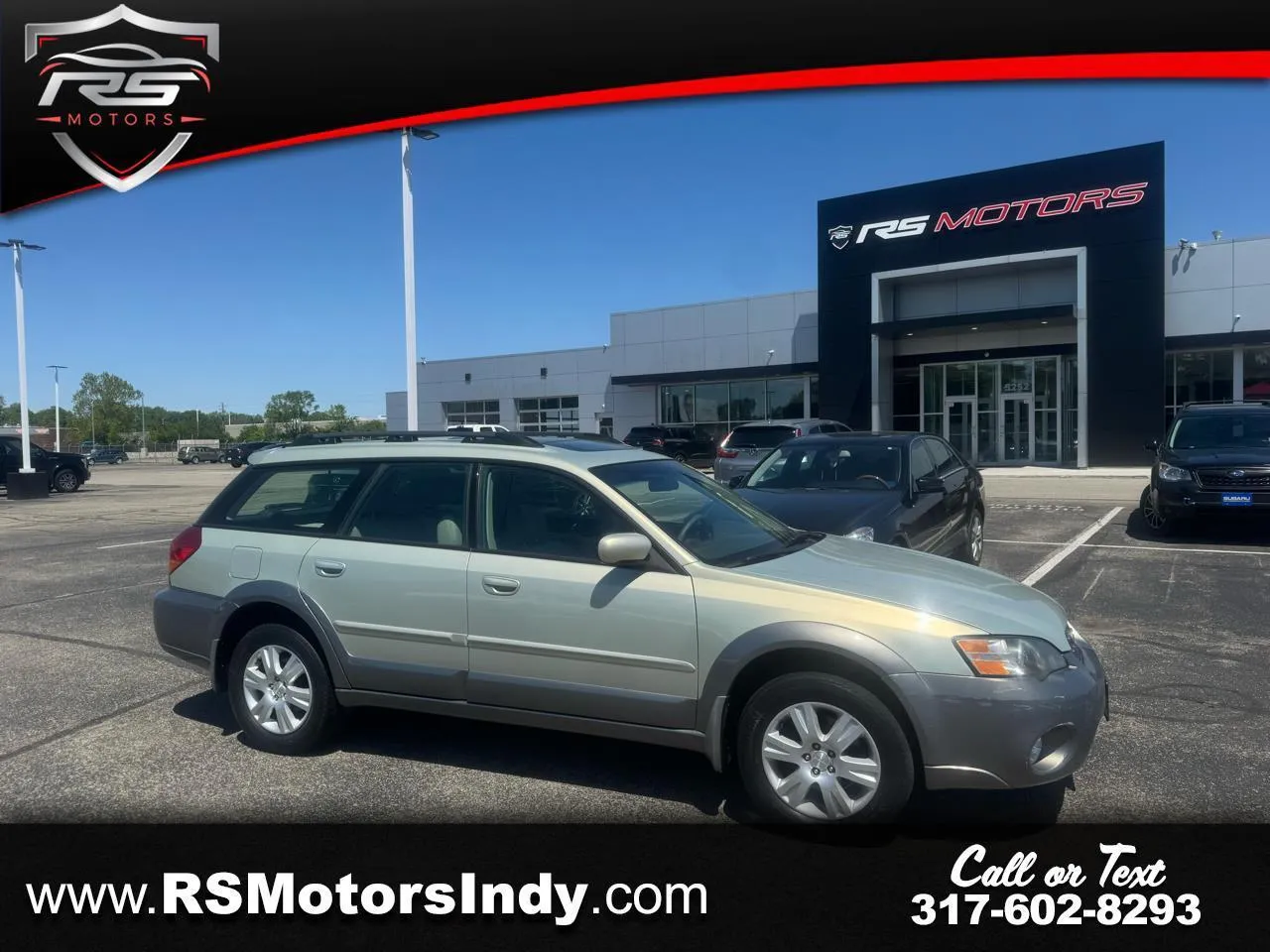 Gold 2005 Subaru Outback 2.5i Limited Wagon for sale in Indianapolis, IN