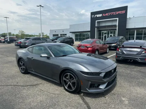 Gray 2024 Ford Mustang EcoBoost Premium Coupe for sale in Indianapolis, IN