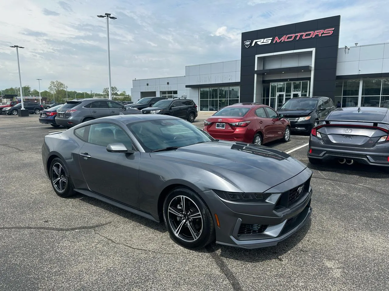 Gray 2024 Ford Mustang EcoBoost Premium Coupe for sale in Indianapolis, IN