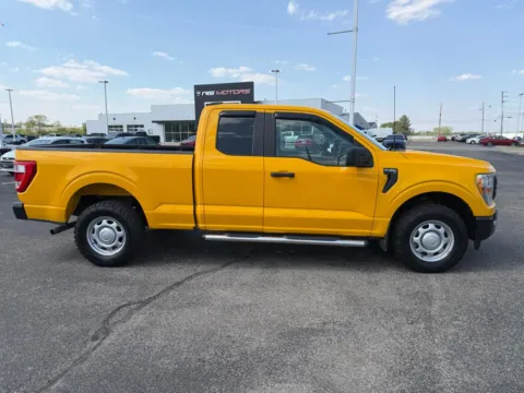 Red 2021 Ford F-150 XL SuperCab 8-ft. Bed 4WD for sale in Indianapolis, IN