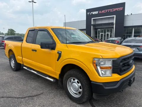 Red 2021 Ford F-150 XL SuperCab 8-ft. Bed 4WD for sale in Indianapolis, IN