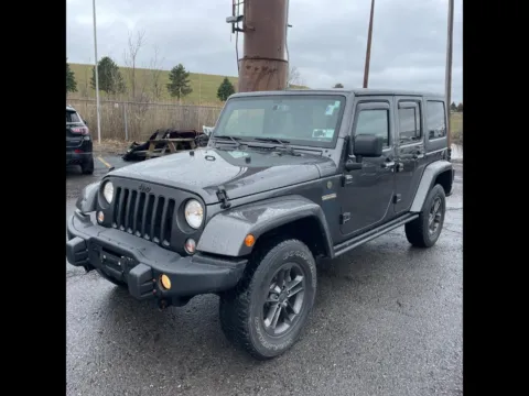 Gray 2018 Jeep Wrangler JK Unlimited Sport 4WD for sale in Indianapolis, IN