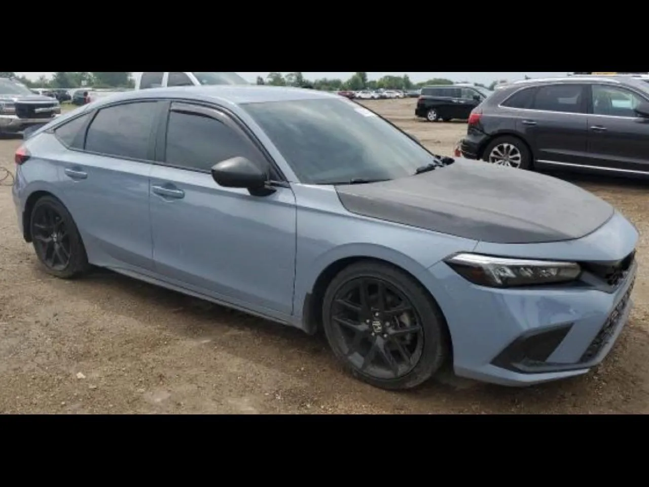 Gray 2023 Honda Civic Sport Hatchback CVT for sale in Indianapolis, IN