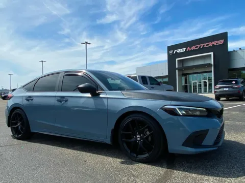 Gray 2023 Honda Civic Sport Hatchback CVT for sale in Indianapolis, IN