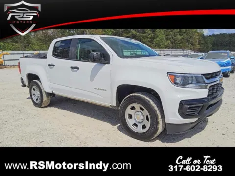 White 2021 Chevrolet Colorado Work Truck Crew Cab Long Box 2WD for sale in Indianapolis, IN