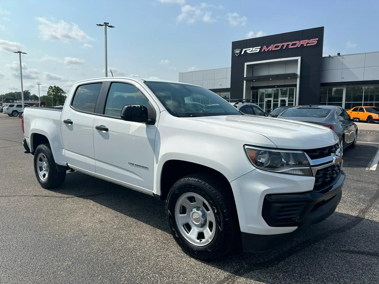 White 2021 Chevrolet Colorado Work Truck Crew Cab Long Box 2WD for sale in Indianapolis, IN