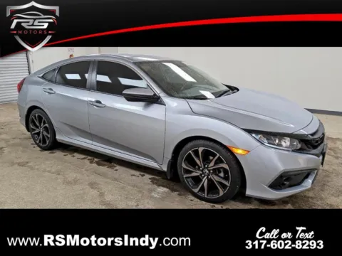 Silver 2021 Honda Civic EX Honda Sensing Sedan CVT for sale in Indianapolis, IN