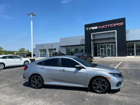 Silver 2021 Honda Civic EX Honda Sensing Sedan CVT for sale in Indianapolis, IN