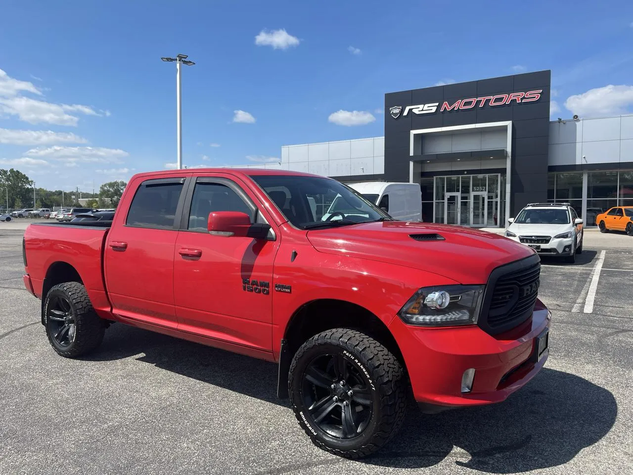 Red 2018 RAM 1500 Sport Crew Cab SWB 4WD for sale in Indianapolis, IN