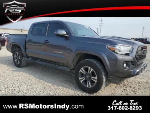 Gray 2017 Toyota Tacoma SR5 Double Cab Long Bed V6 6AT 4WD for sale in Indianapolis, IN