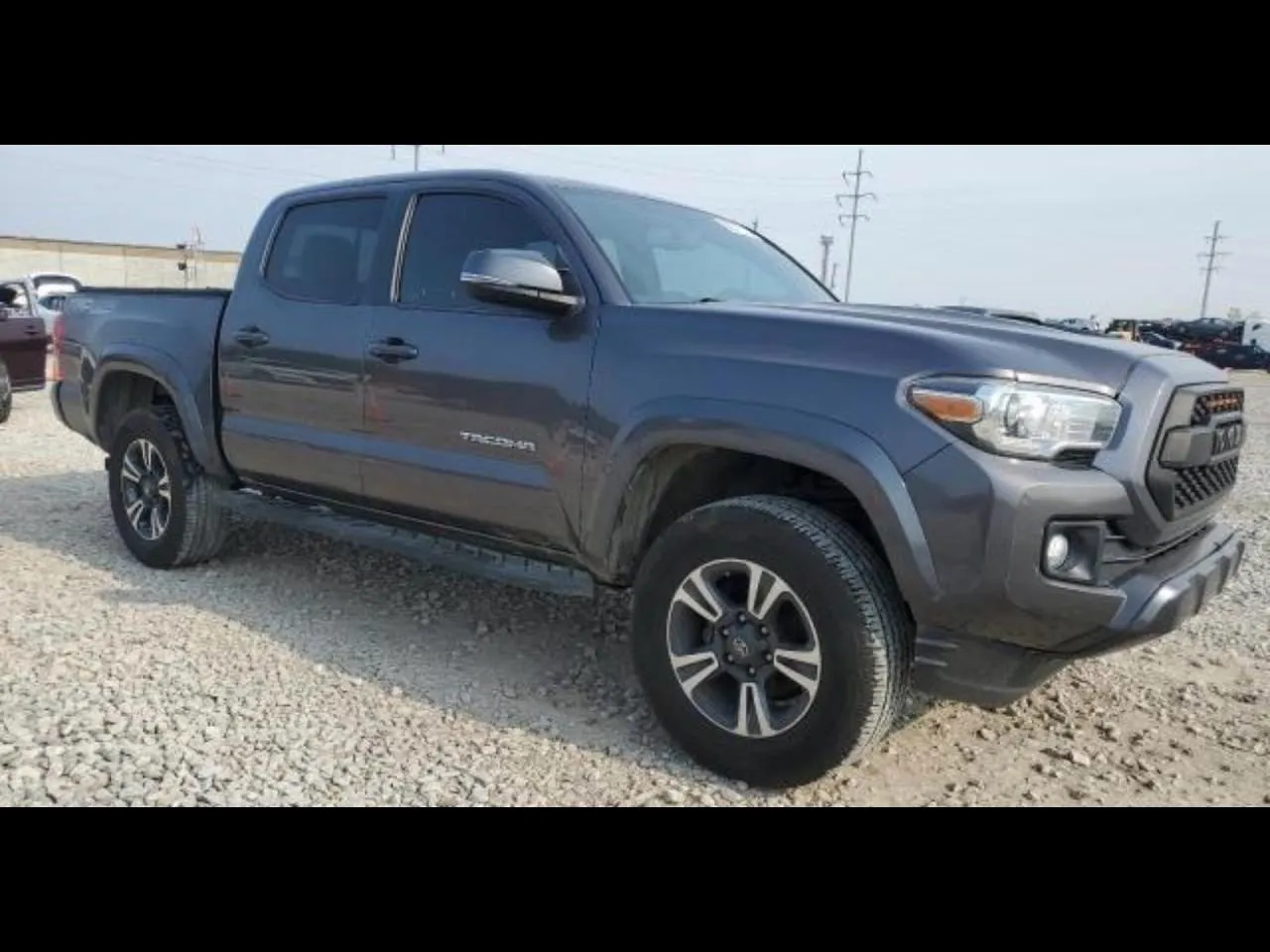 Gray 2017 Toyota Tacoma SR5 Double Cab Long Bed V6 6AT 4WD for sale in Indianapolis, IN